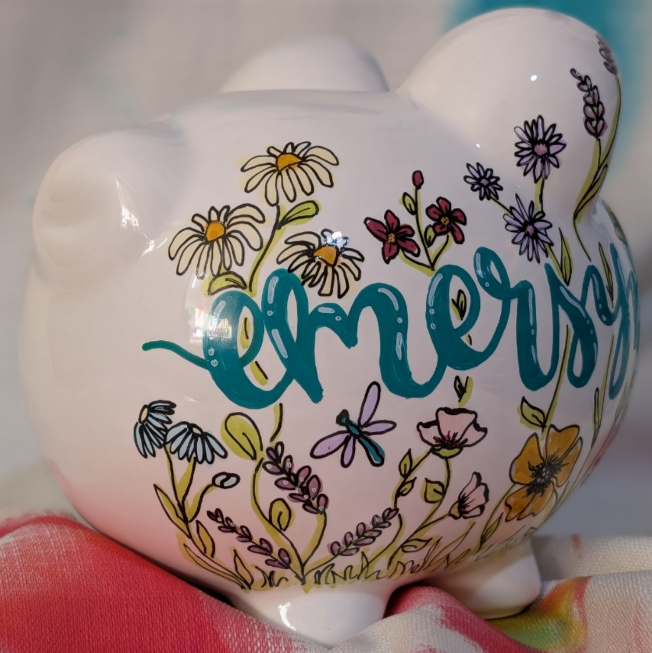 Whimsical Wildflowers Piggy