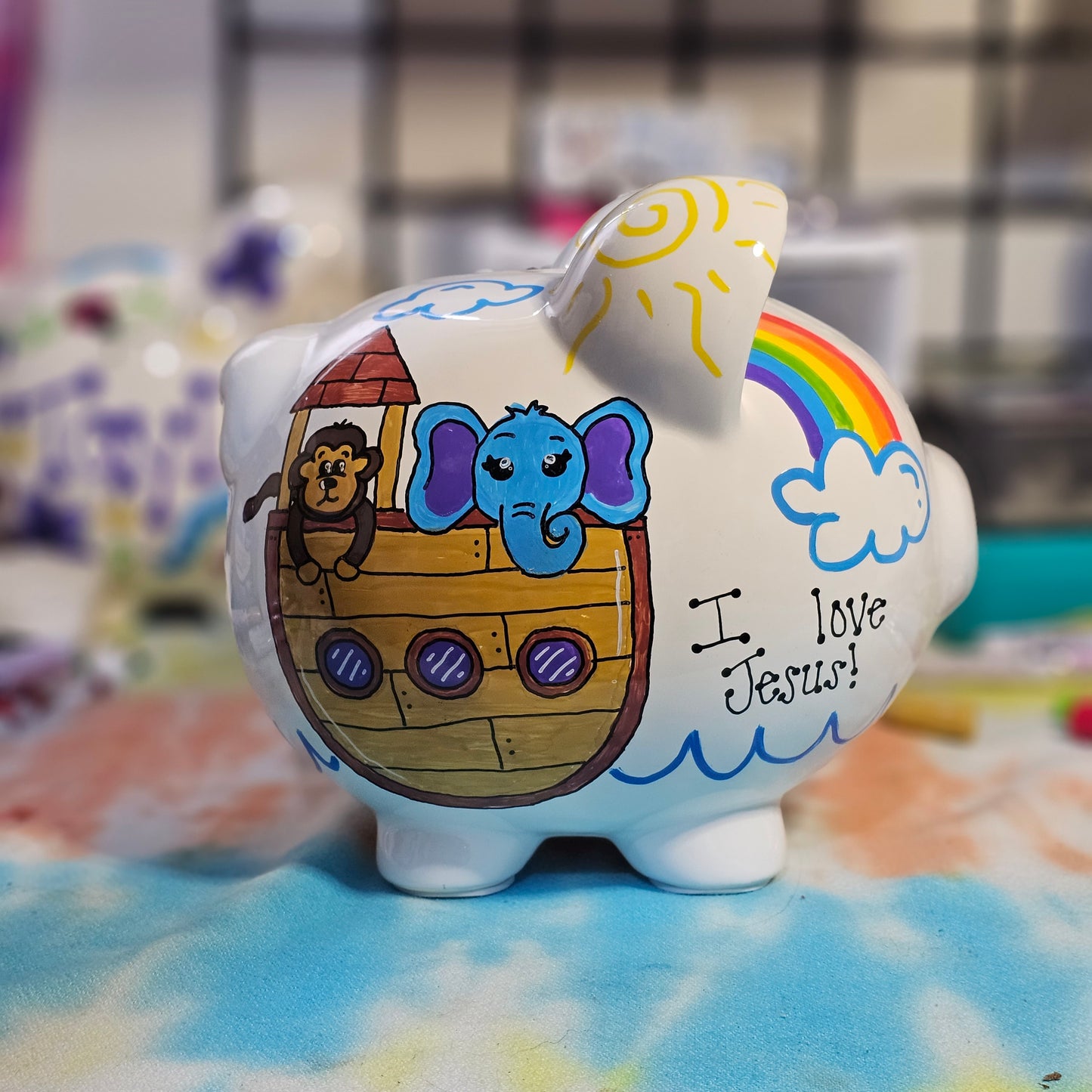 Noah's Ark Piggy Bank