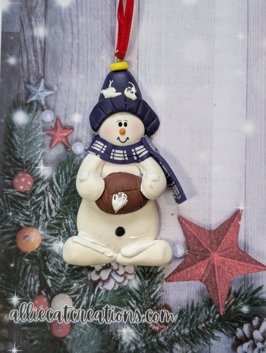 Vikings Snowman Ornament