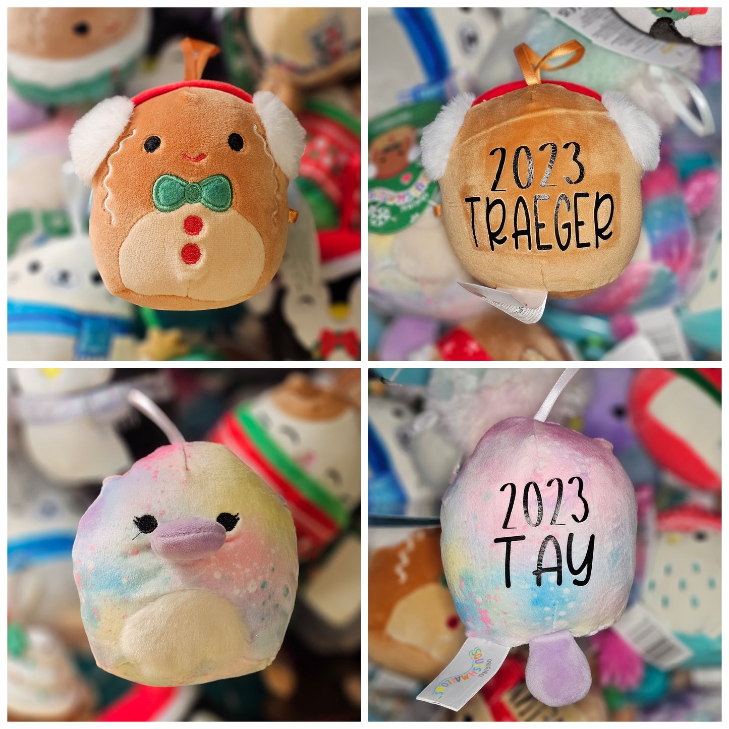 Personalized Squishmallow Ornament