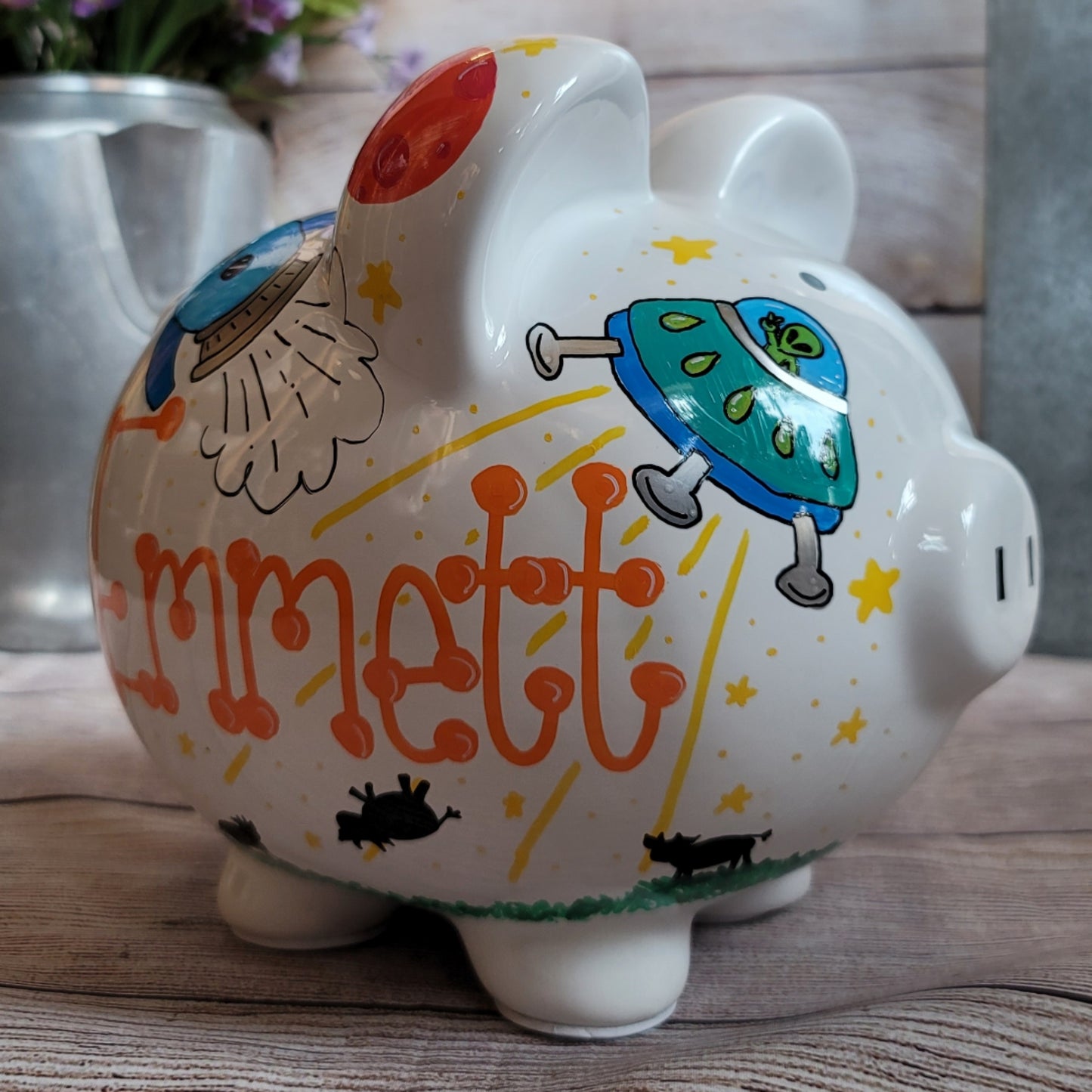 Blast Off Piggy Bank