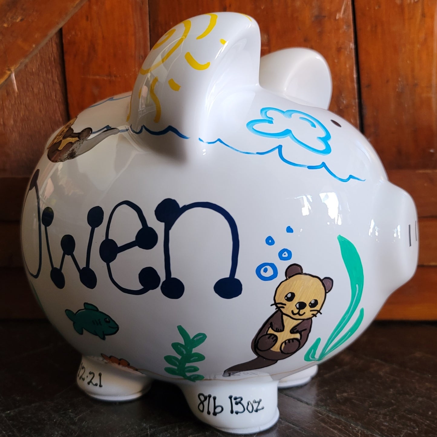 Playful Otter Piggy Bank