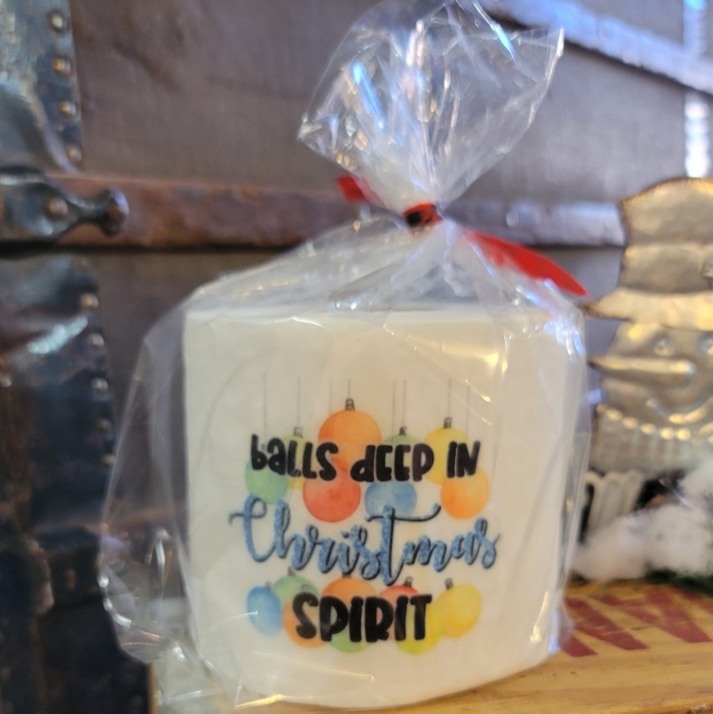 Holiday Toilet Paper Gag Gift