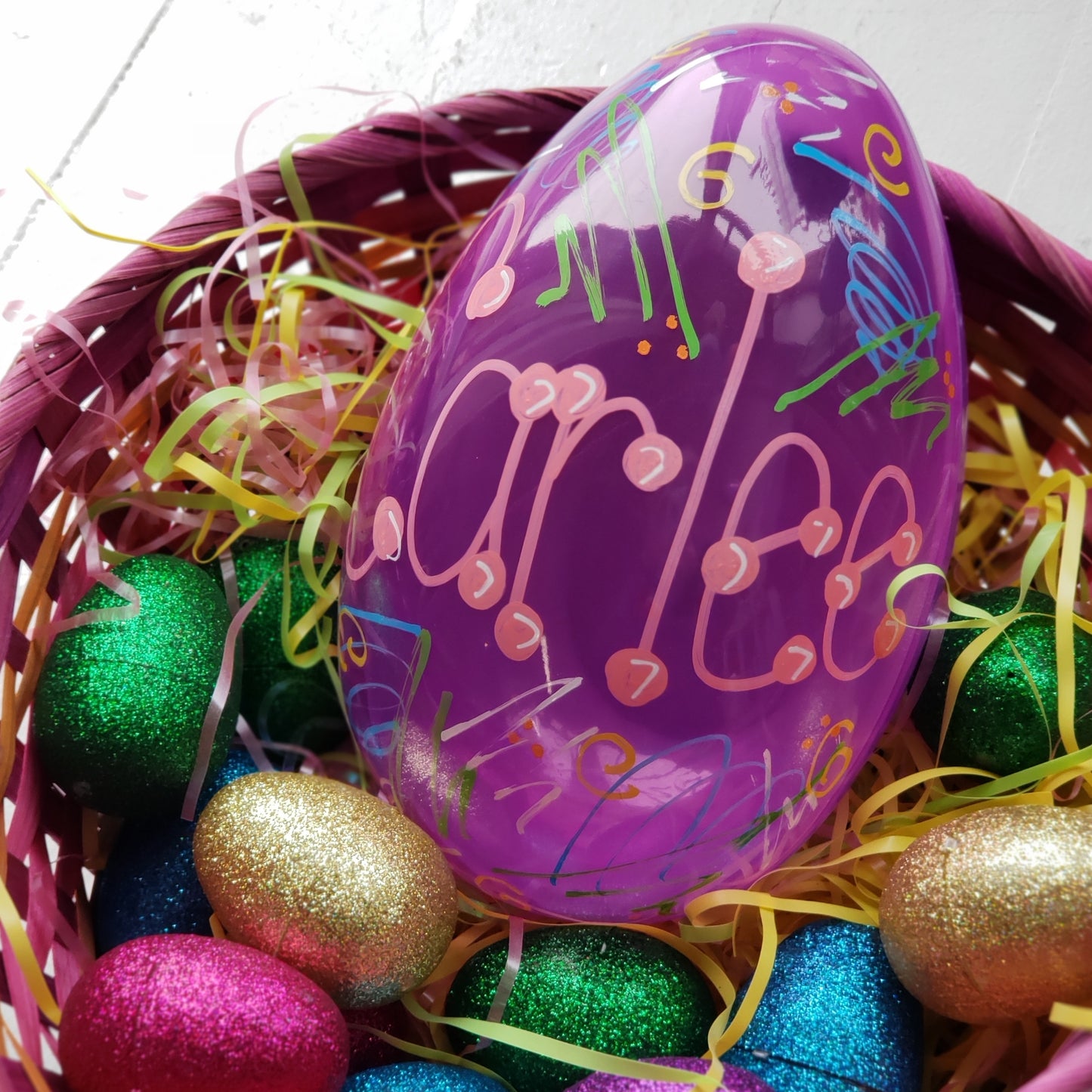 Giant Personalized Easter Egg