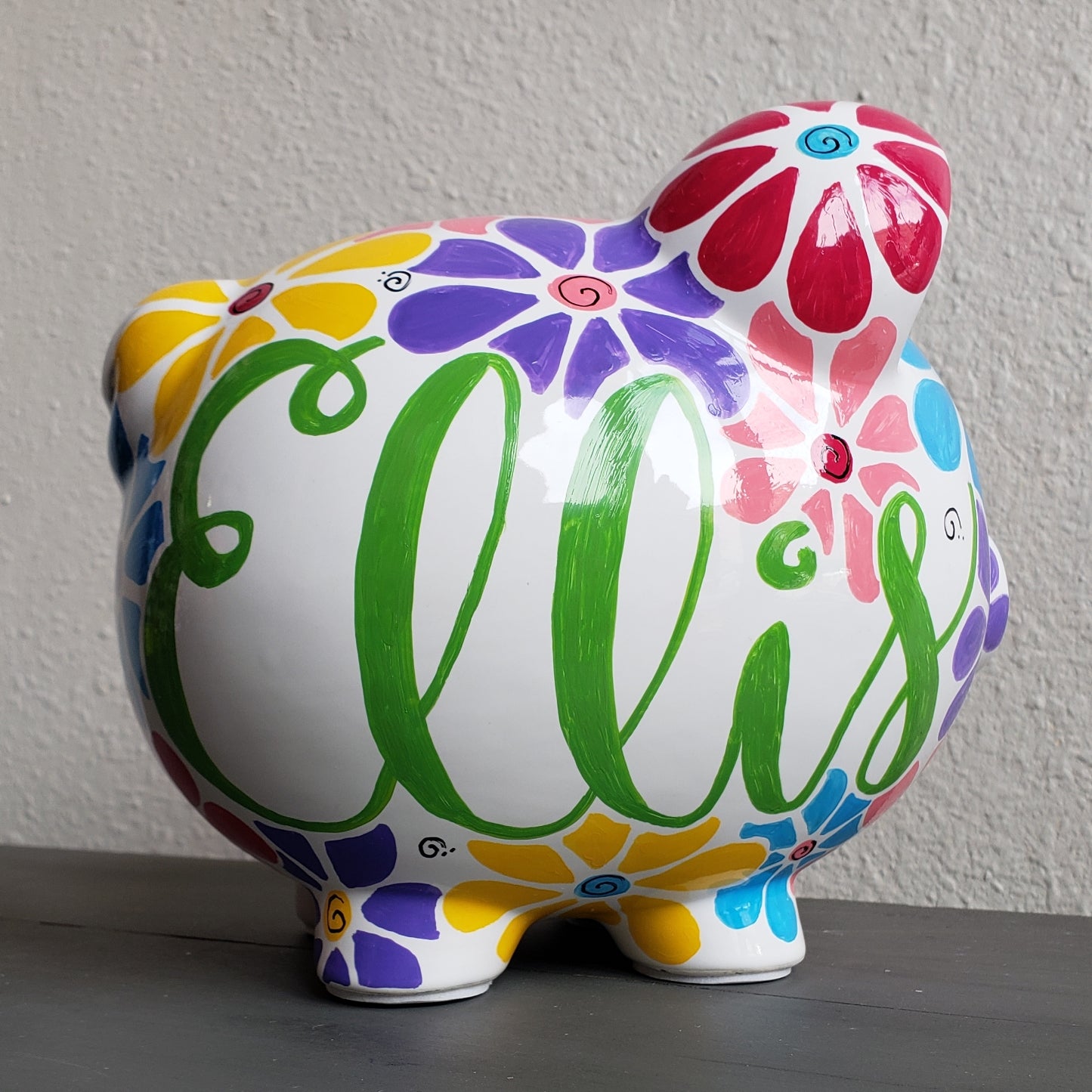 Flower Power Piggy