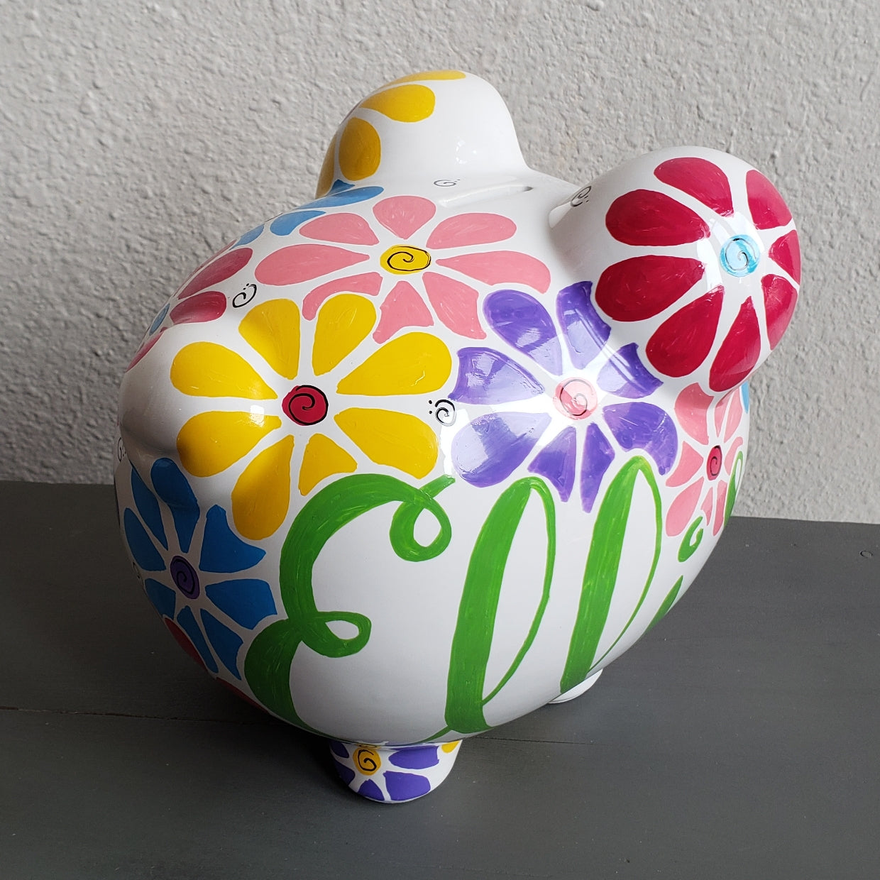 Flower Power Piggy