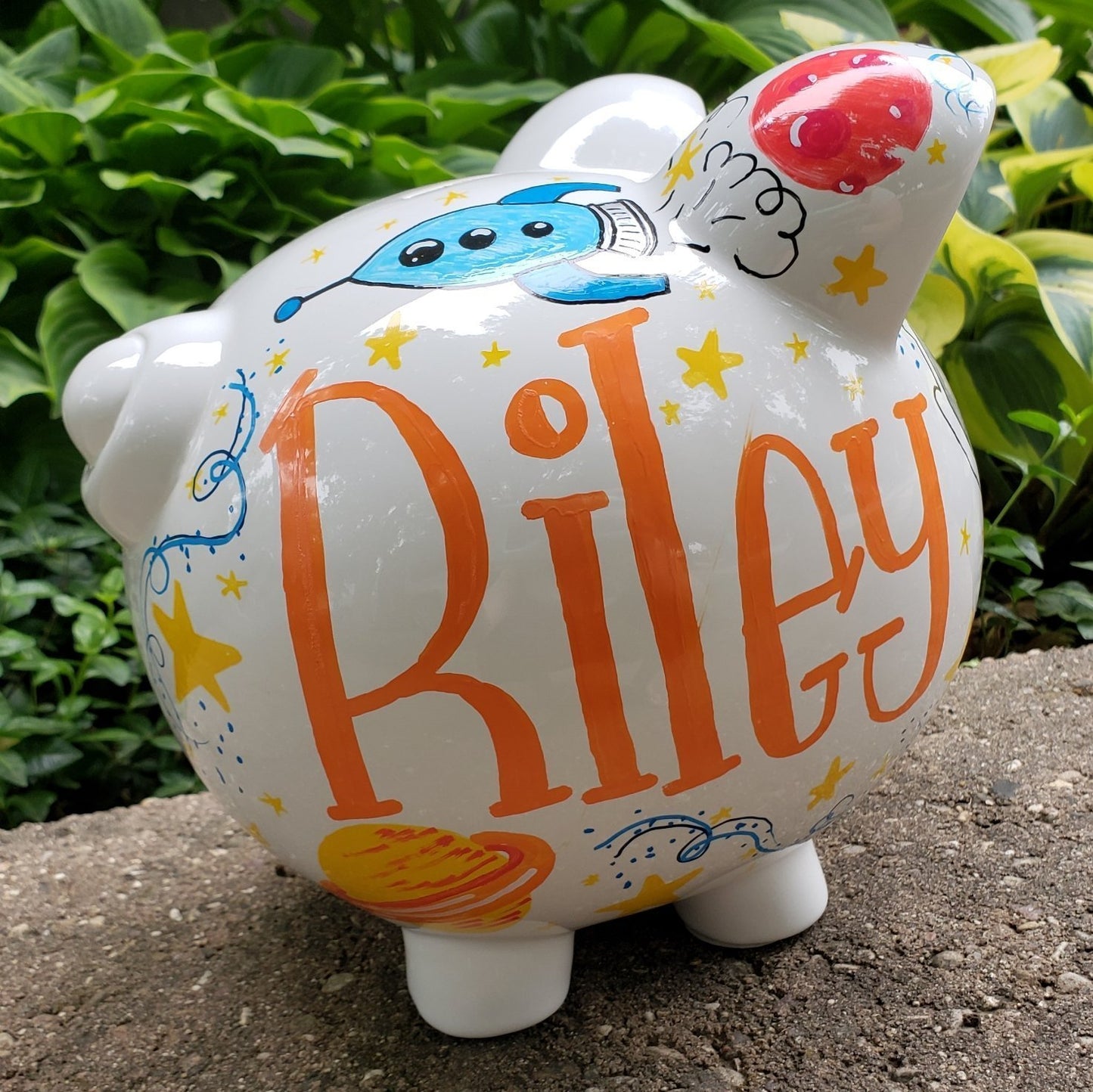 Blast Off Piggy Bank