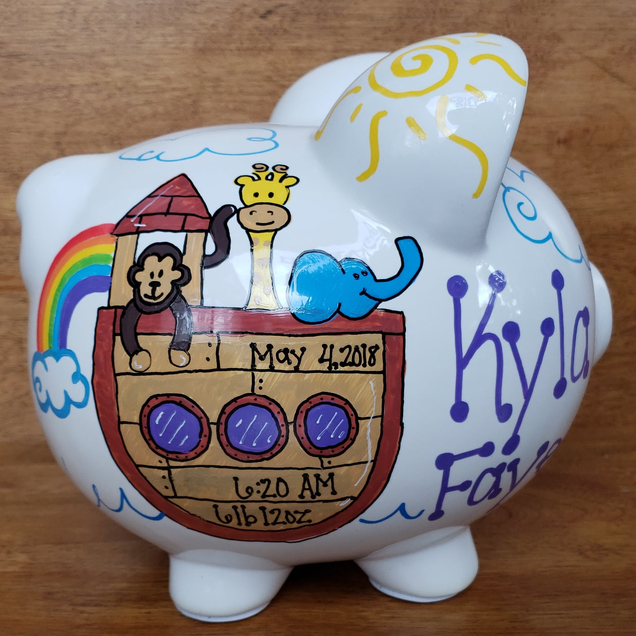 Noah's Ark Piggy Bank