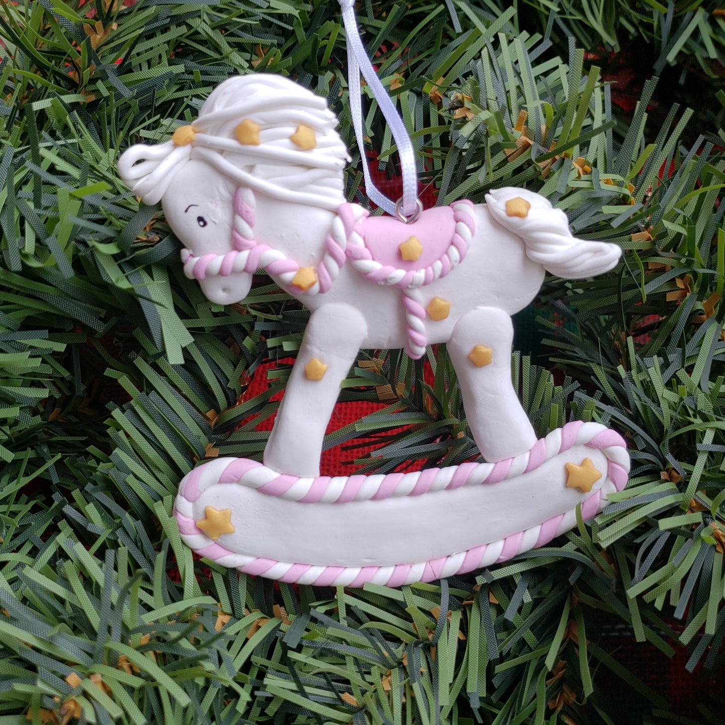 Baby's First Christmas Rocking Horse Ornament