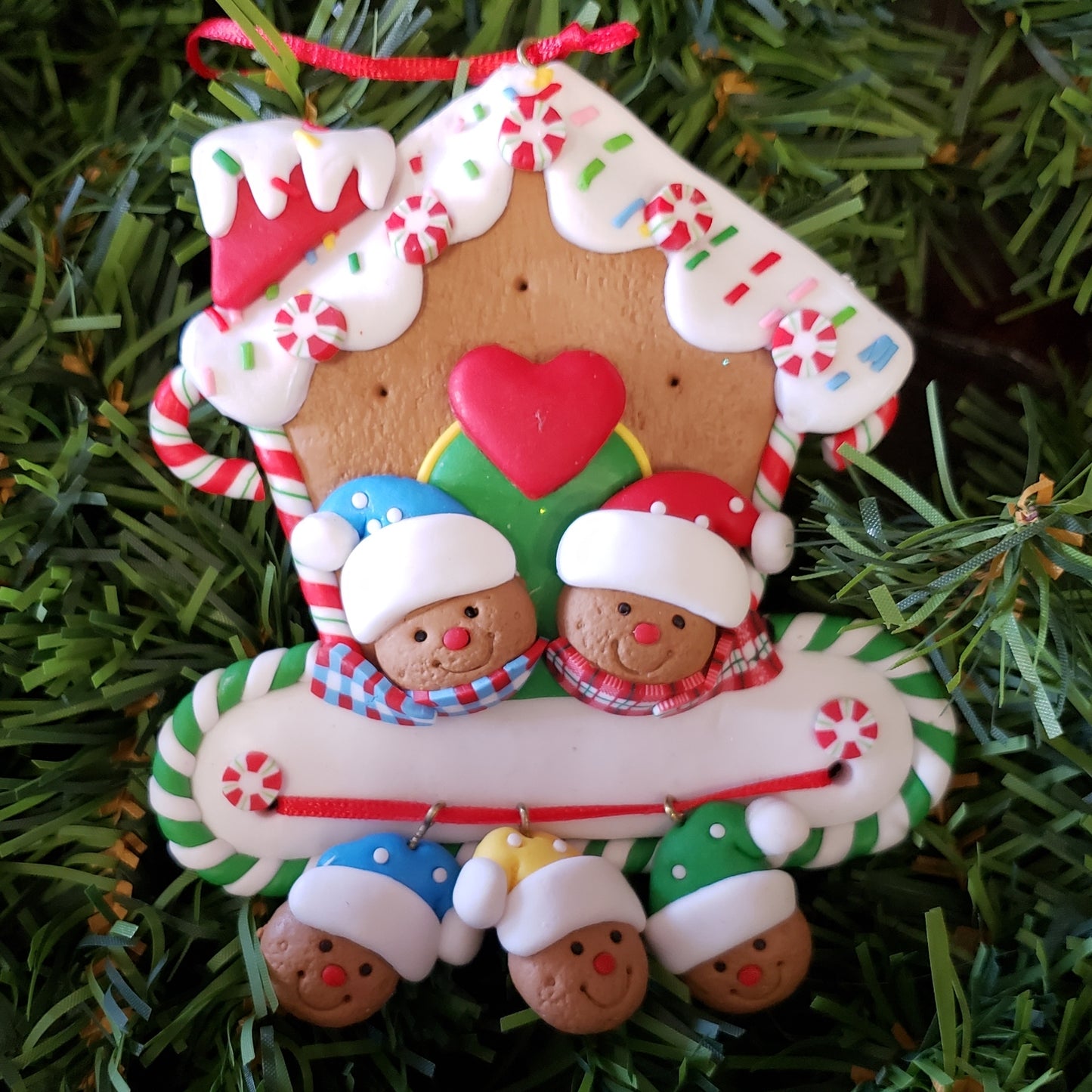 Gingerbread Family Ornament