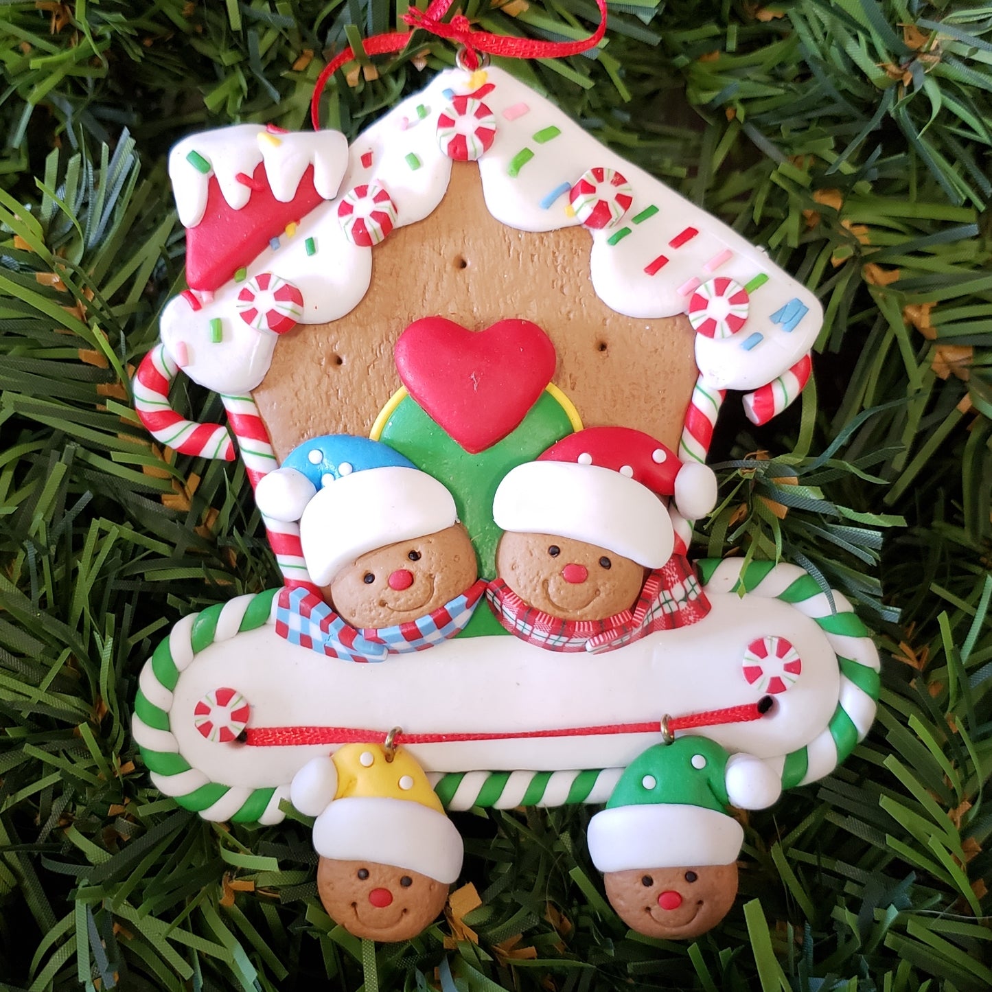 Gingerbread Family Ornament