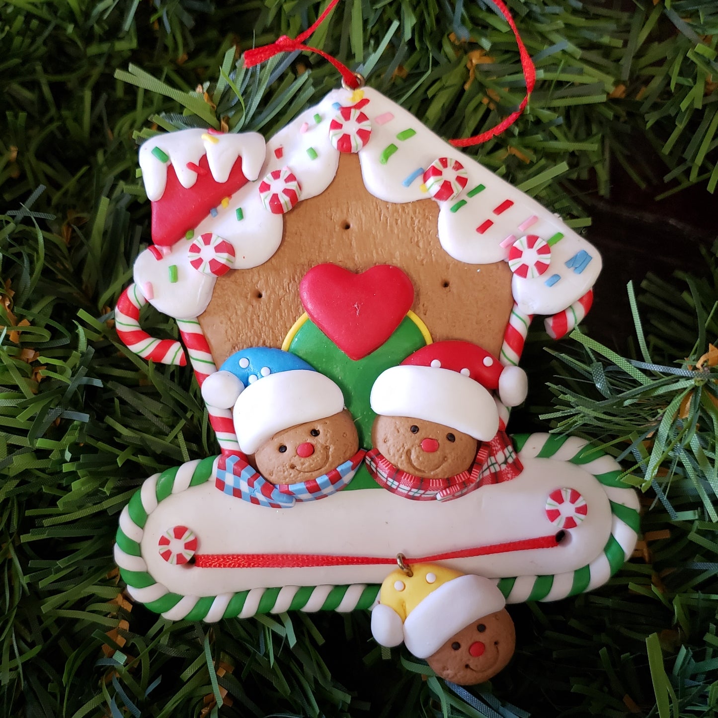 Gingerbread Family Ornament