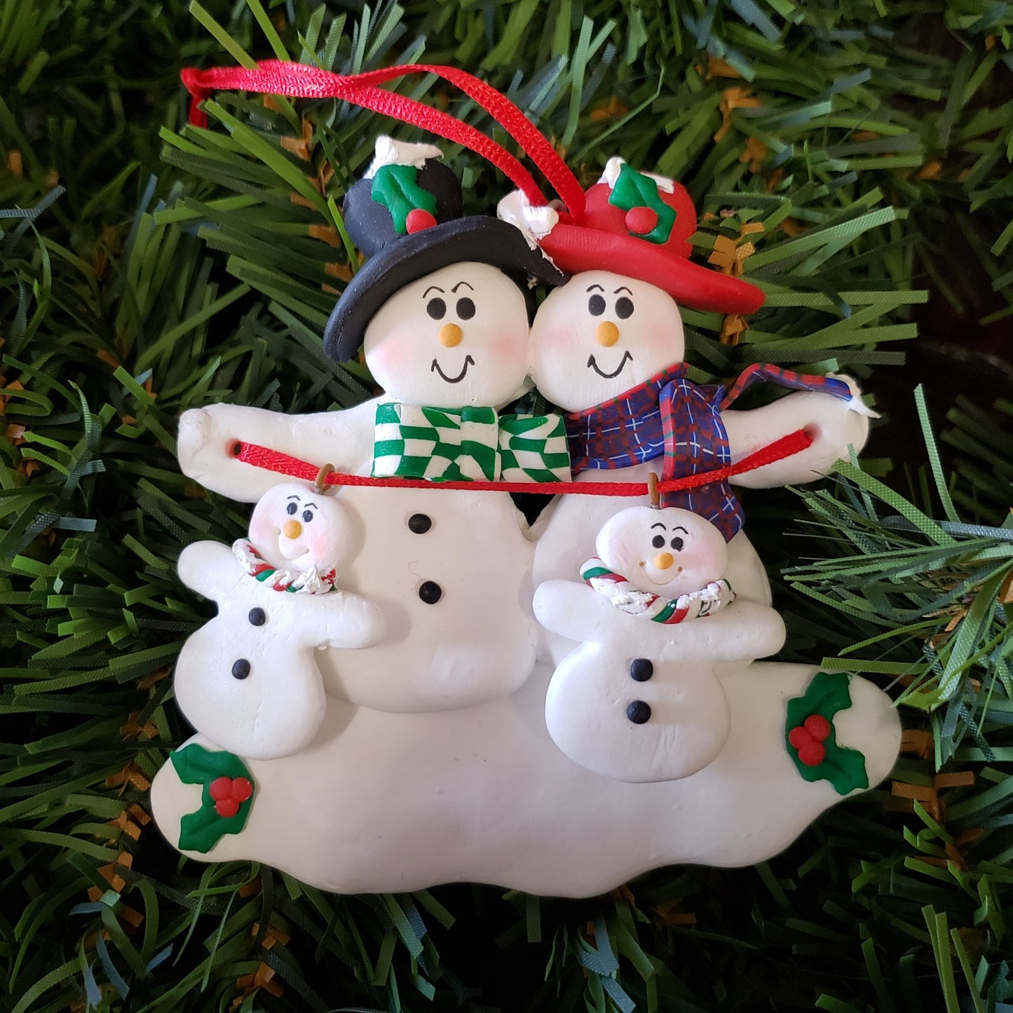 Snowman Family Ornament
