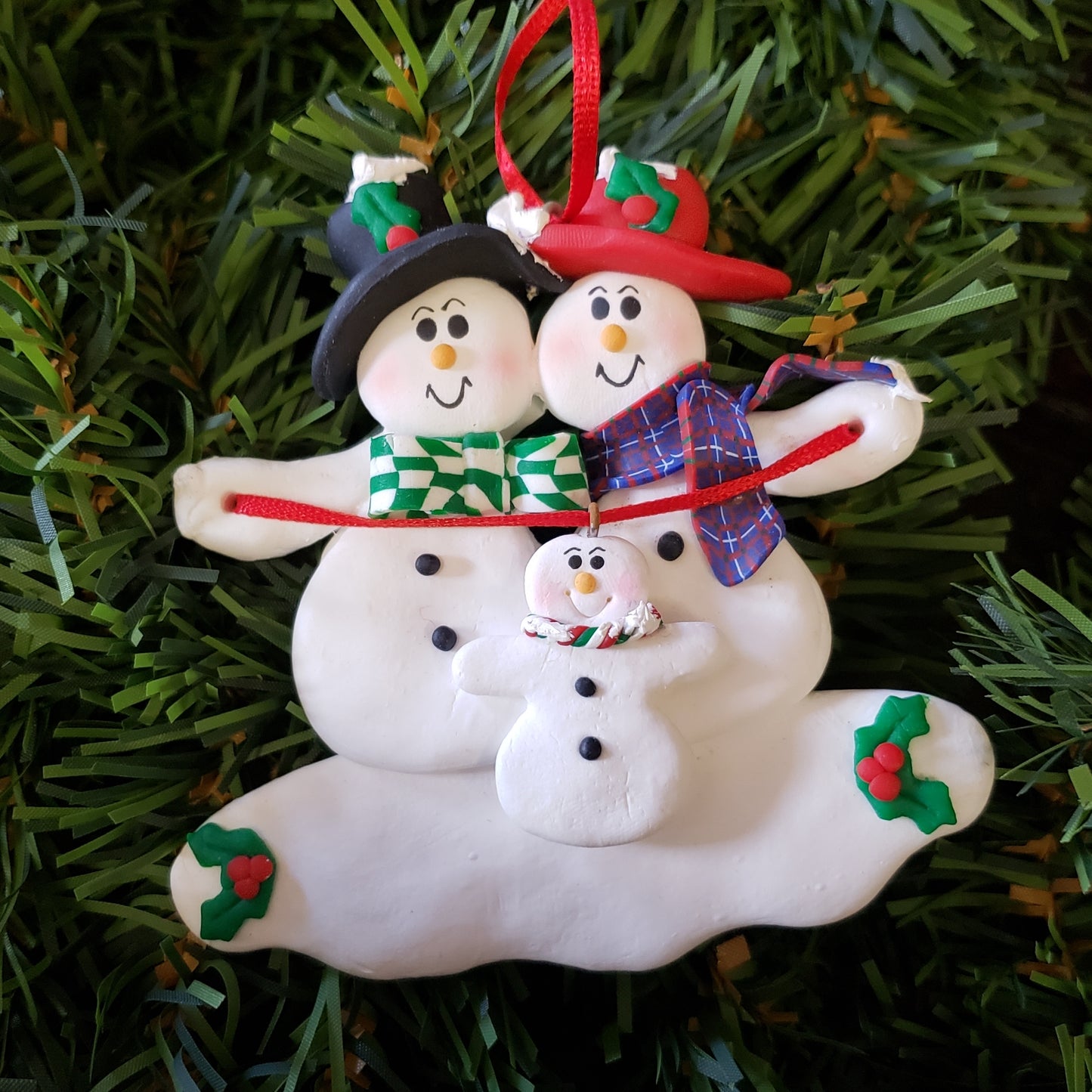 Snowman Family Ornament