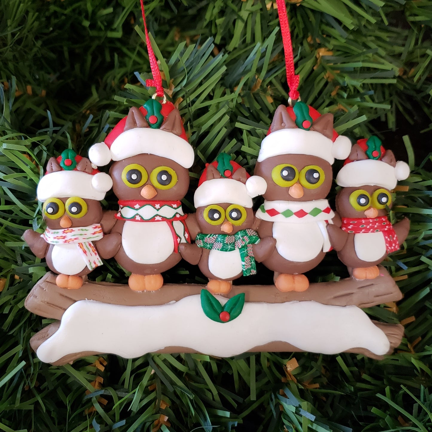 Owls Family Ornament