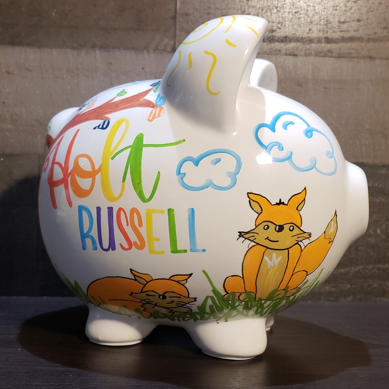 Foxes Piggy Bank