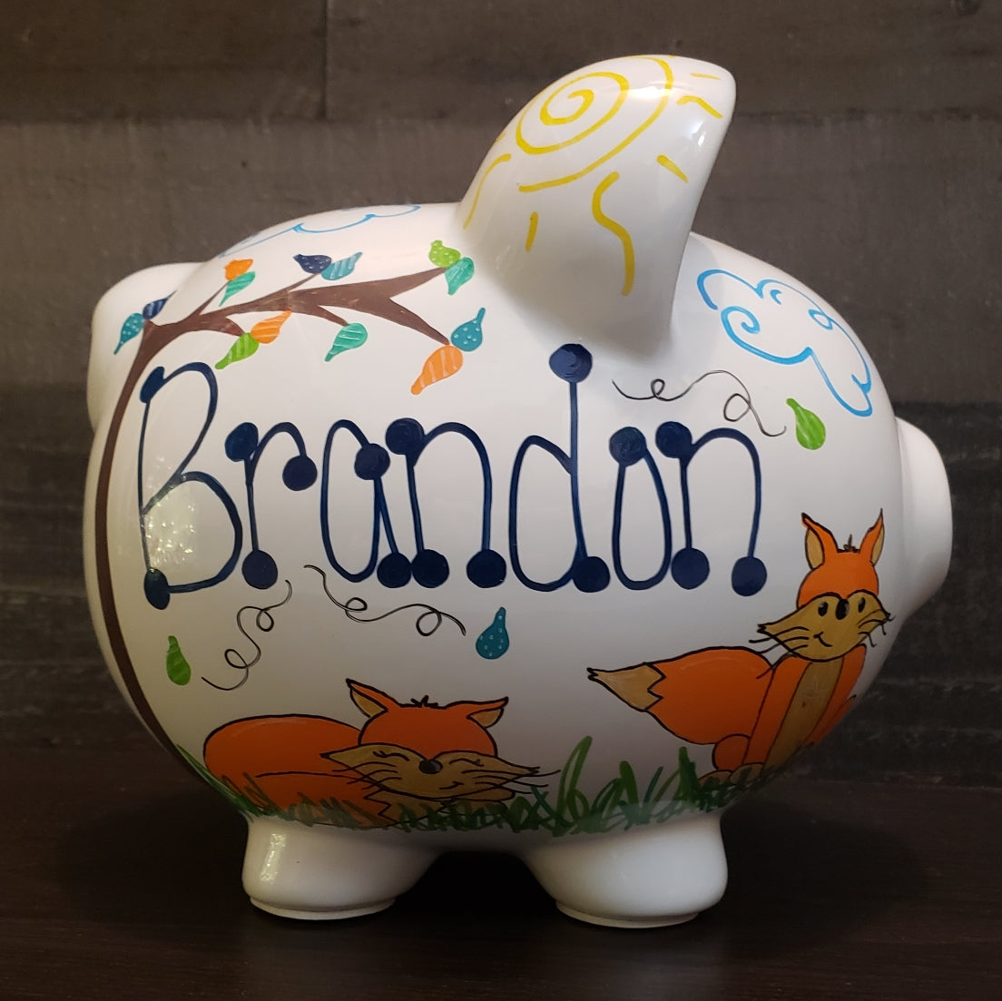 Foxes Piggy Bank