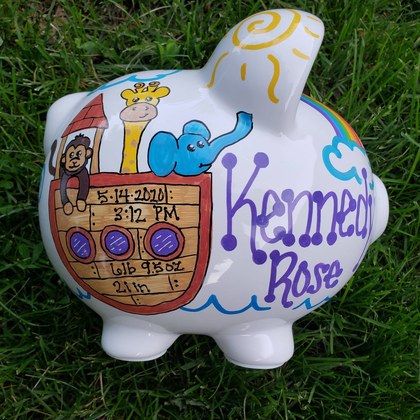 Noah's Ark Piggy Bank