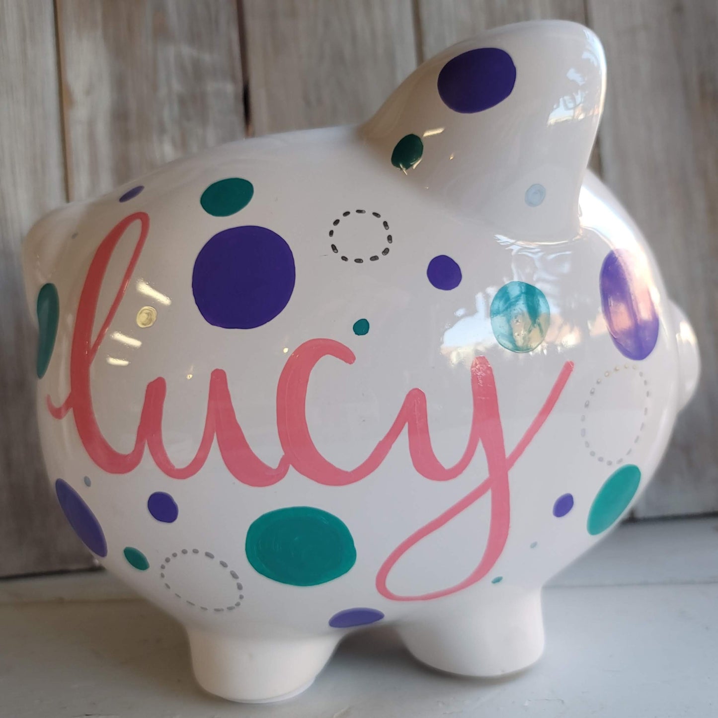 Polka Dots Piggy Bank