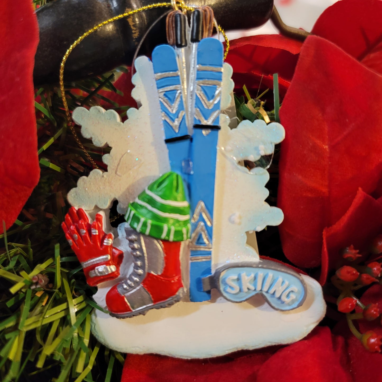 Ski Ornament