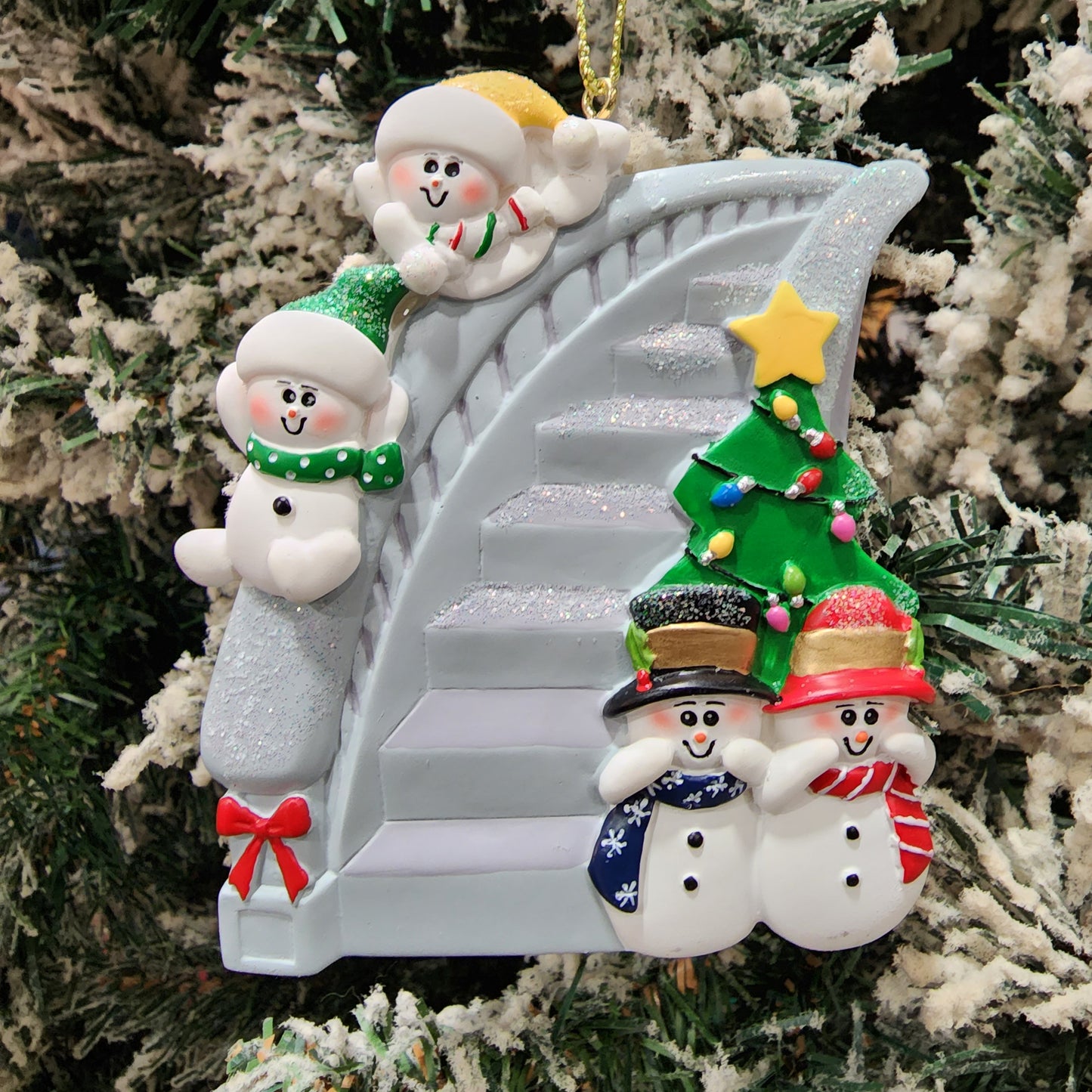 Staircase Family Ornament