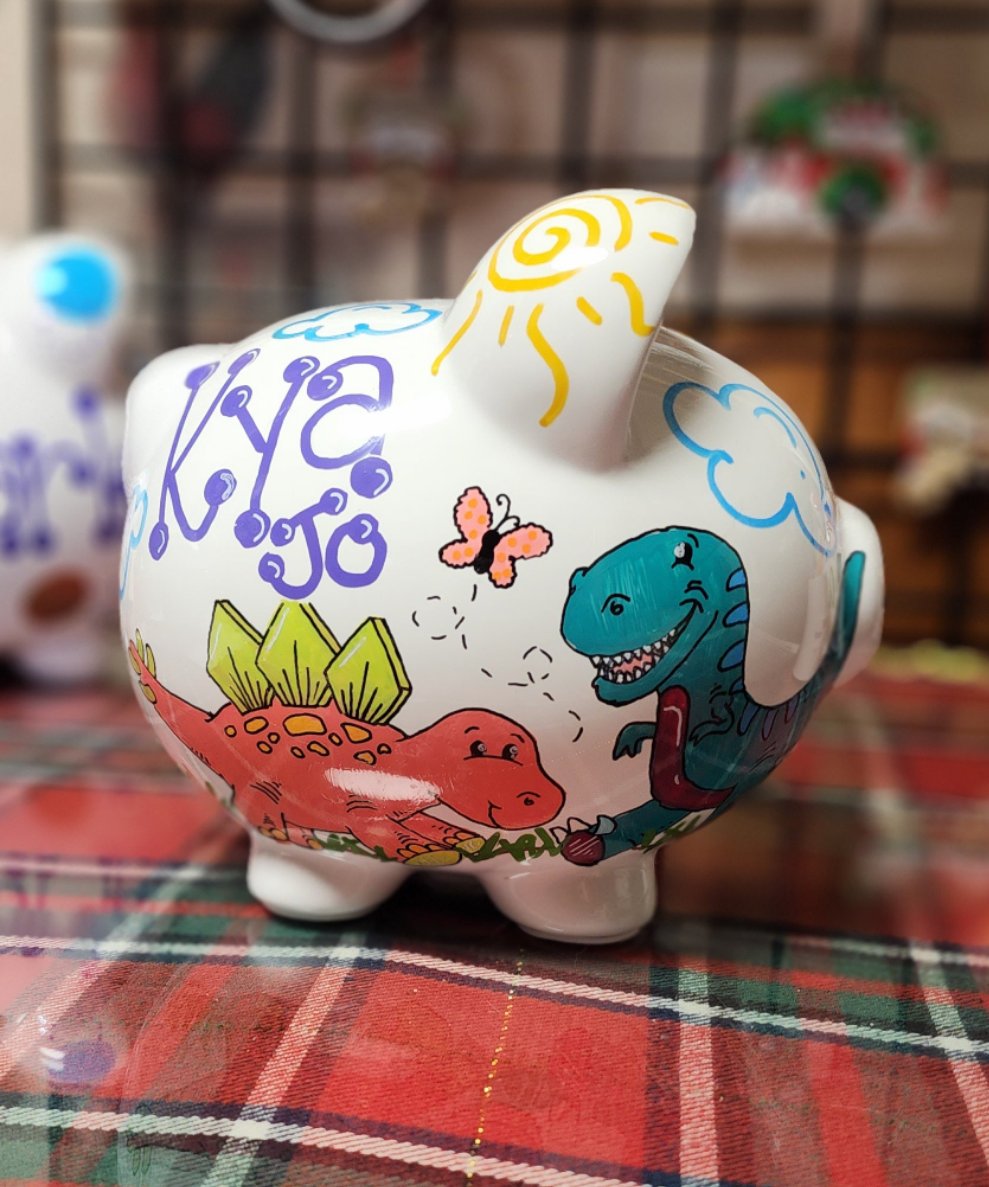 Dinosaur Piggy Bank