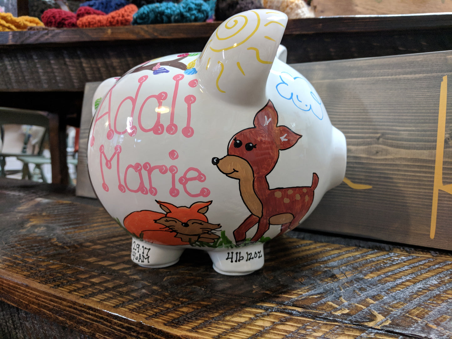 Foxes Piggy Bank