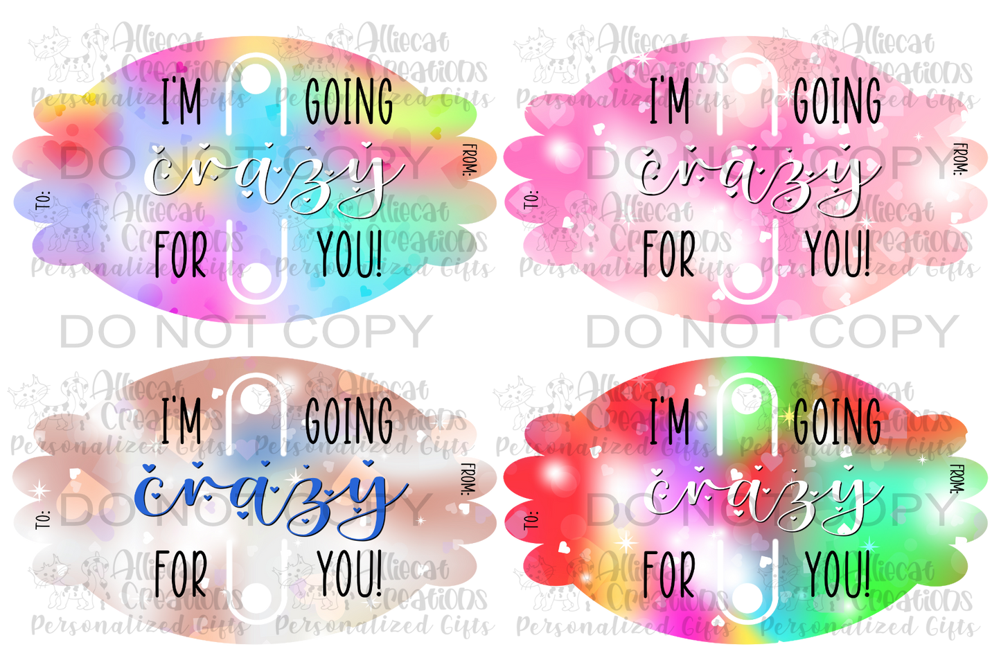 Crazy Straw Valentine’s Day print and cut DIGITAL FILE