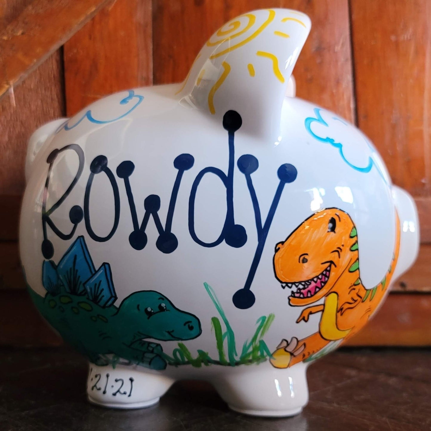 Dinosaur Piggy Bank