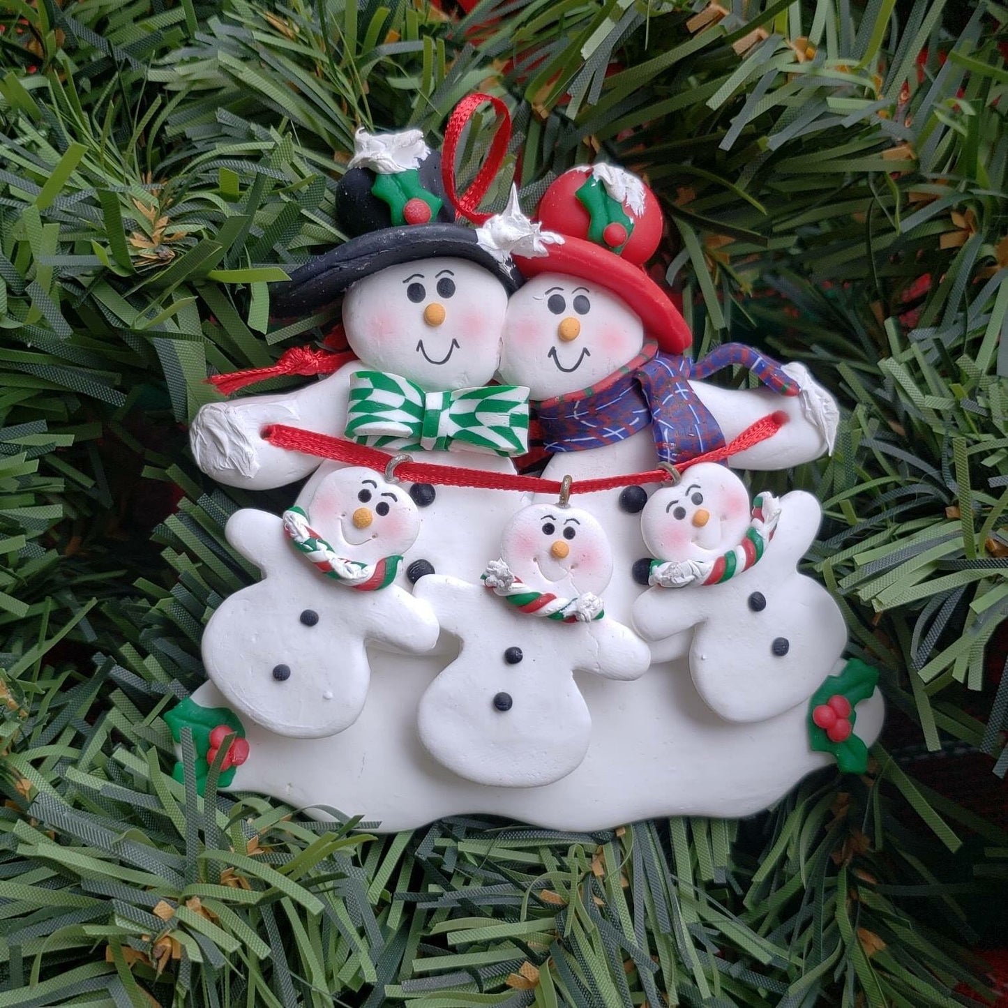 Snowman Family Ornament