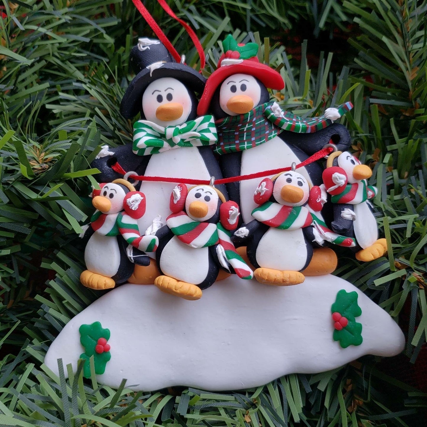 Penguin Family Ornament