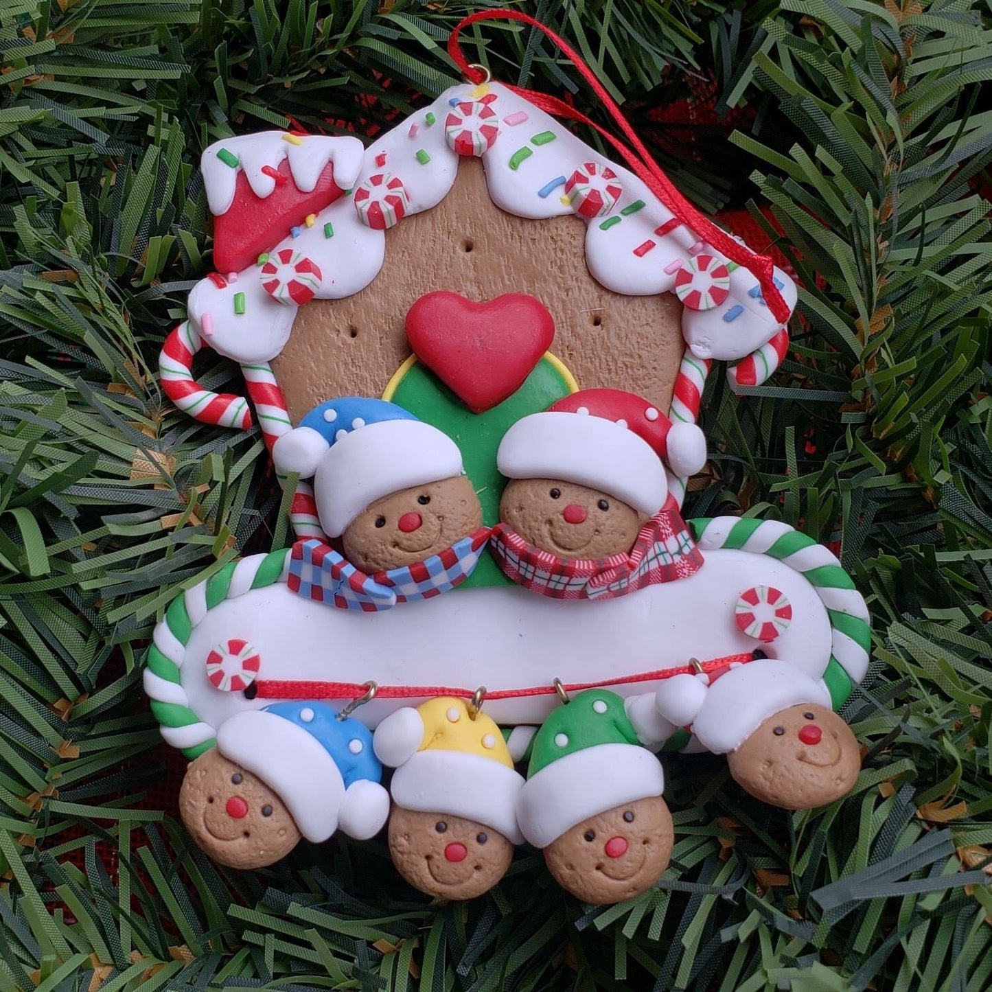 Gingerbread Family Ornament