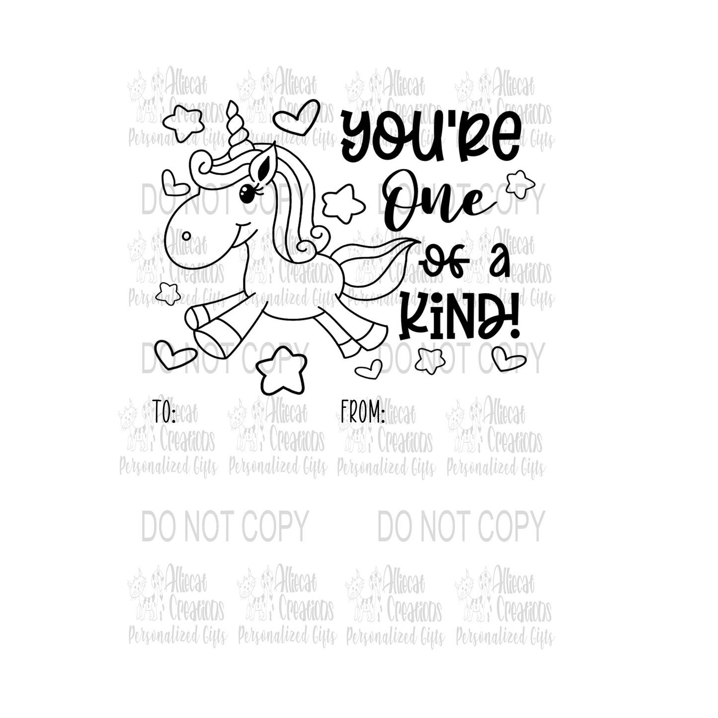 One of a Kind Color Me Valentine’s Day print and cut DIGITAL FILE