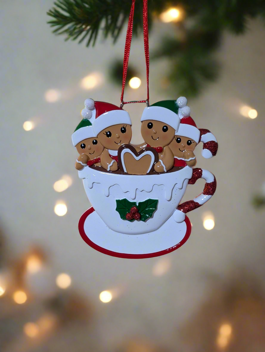 Gingerbread Mug Family Ornament