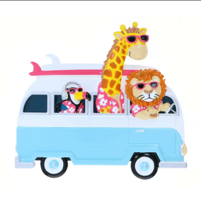 Surfin Safari Family Ornament