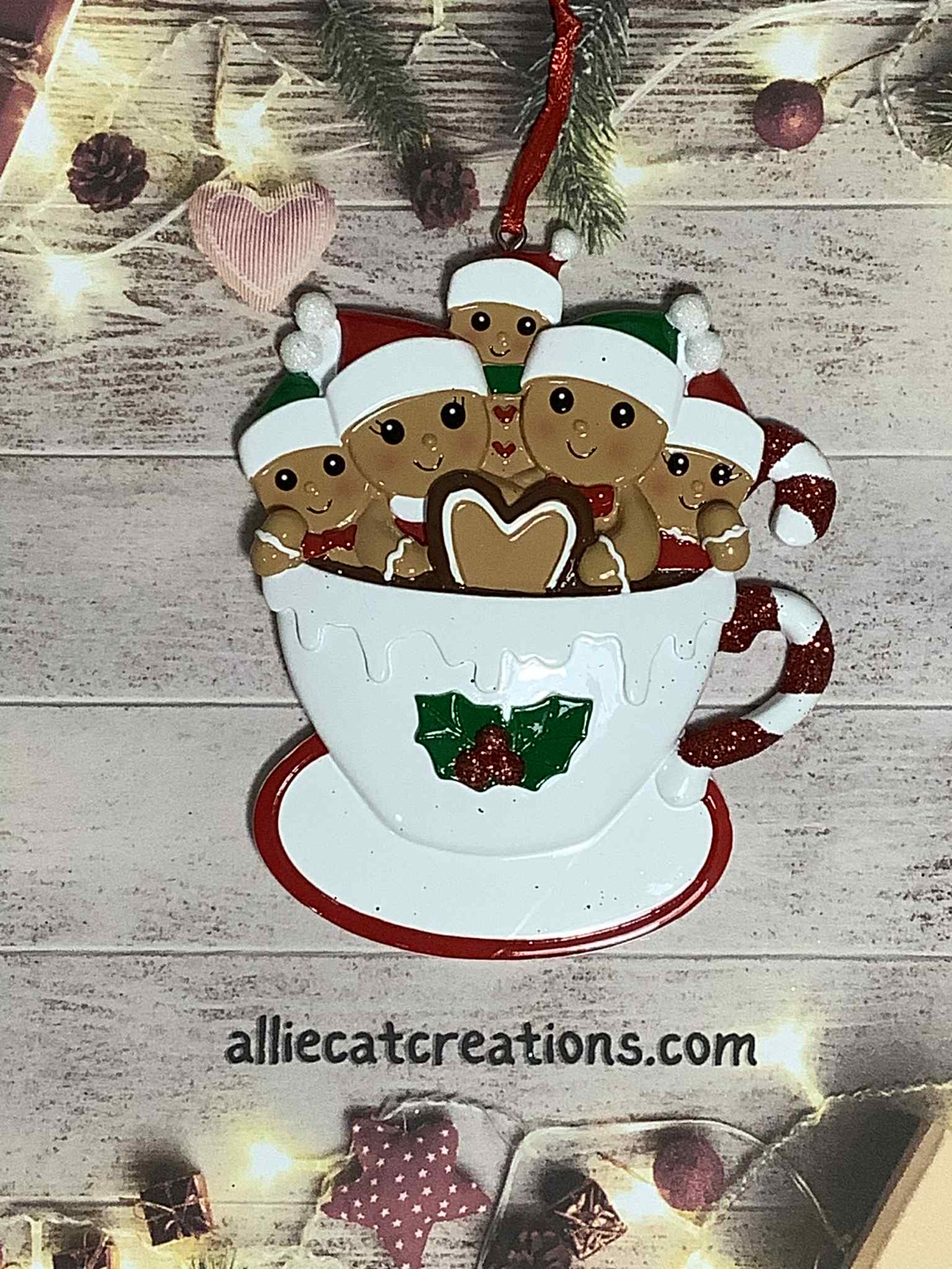 Gingerbread Mug Family Ornament