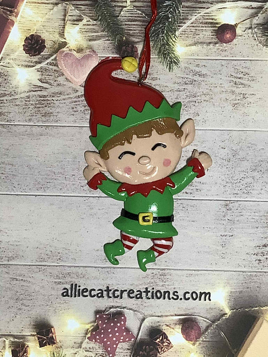 Short Hair Elf Ornament