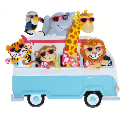 Surfin Safari Family Ornament