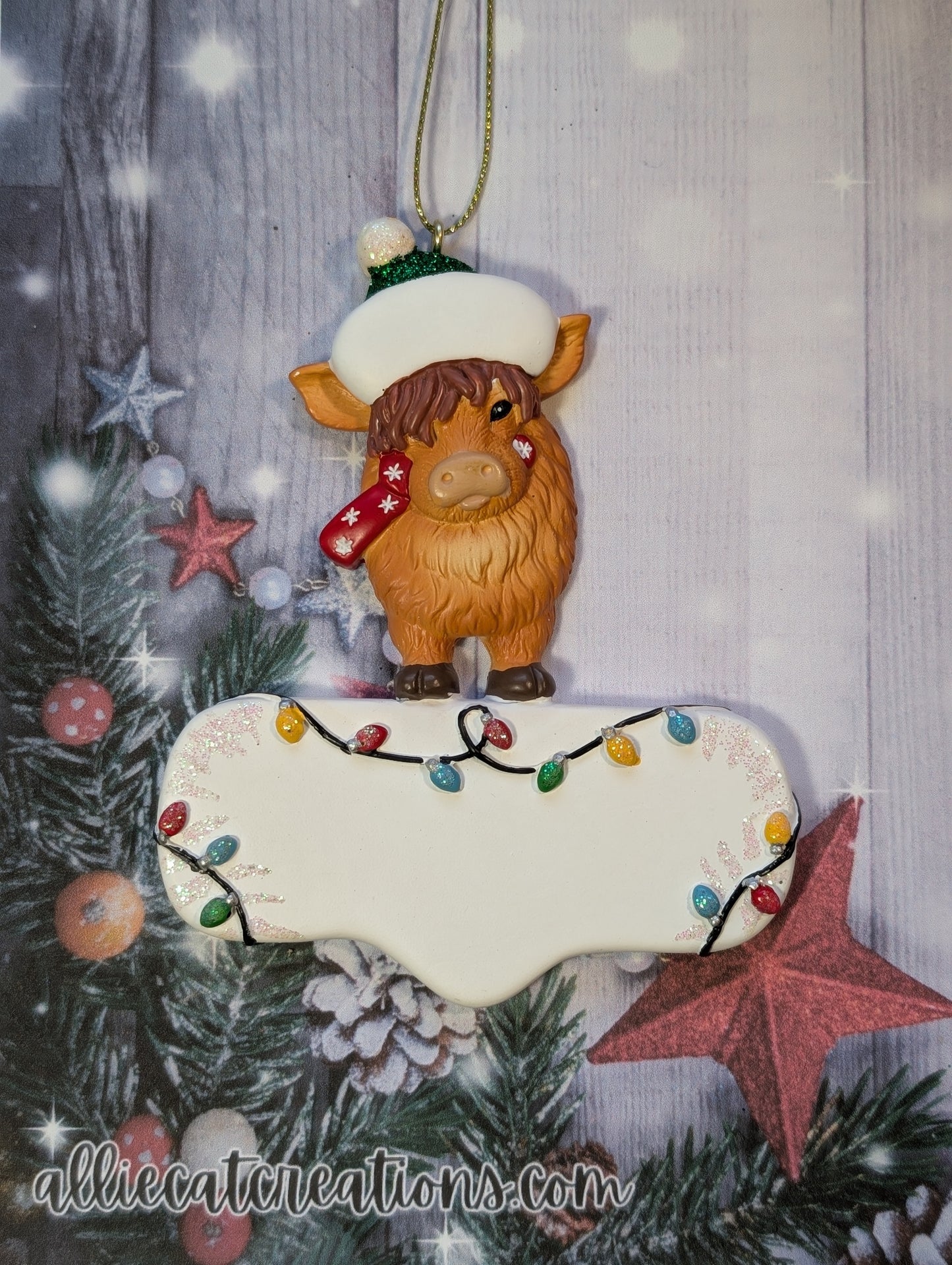 Highland Cow Ornament