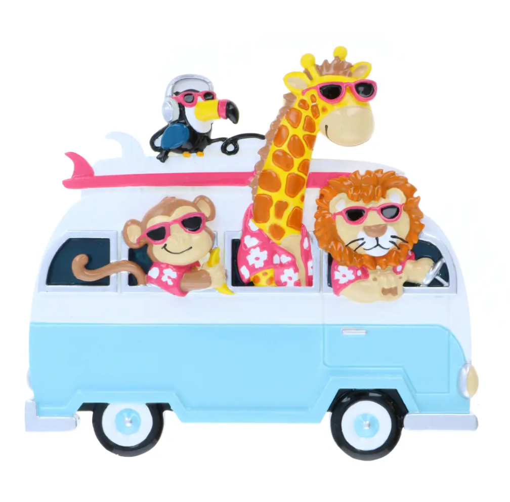 Surfin Safari Family Ornament