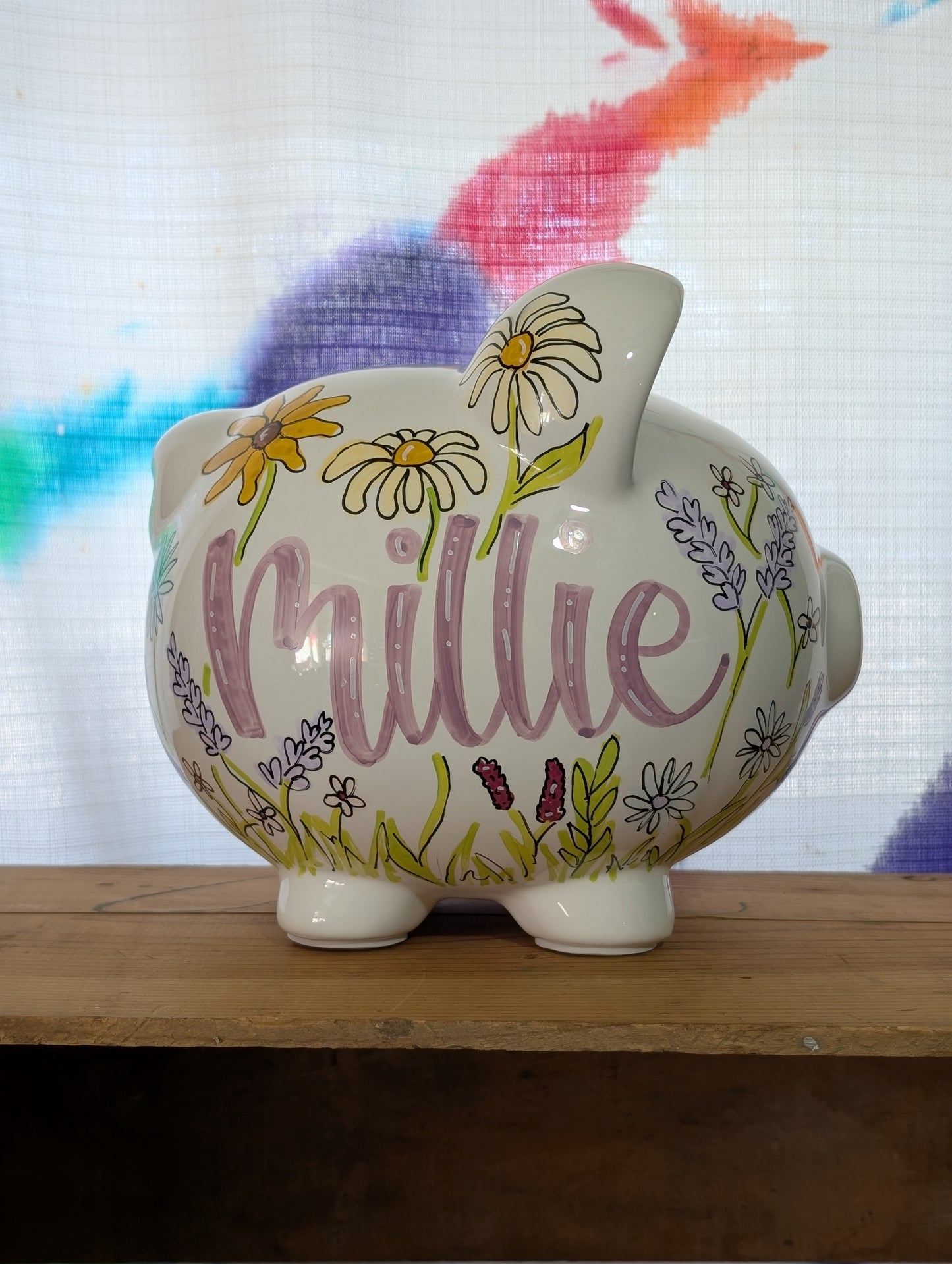 Whimsical Wildflowers Piggy