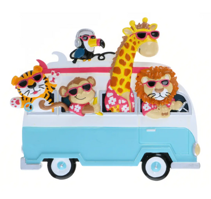 Surfin Safari Family Ornament