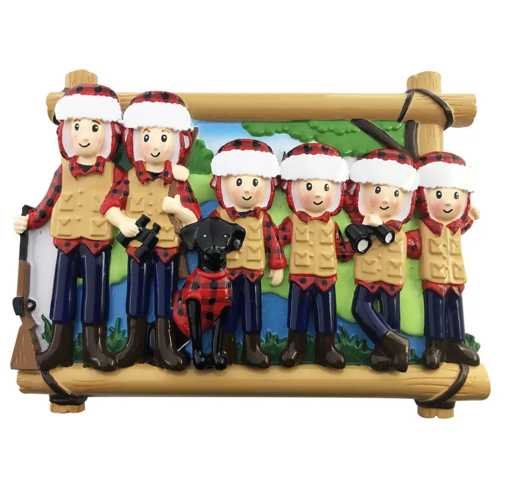 Hunting Family Ornament