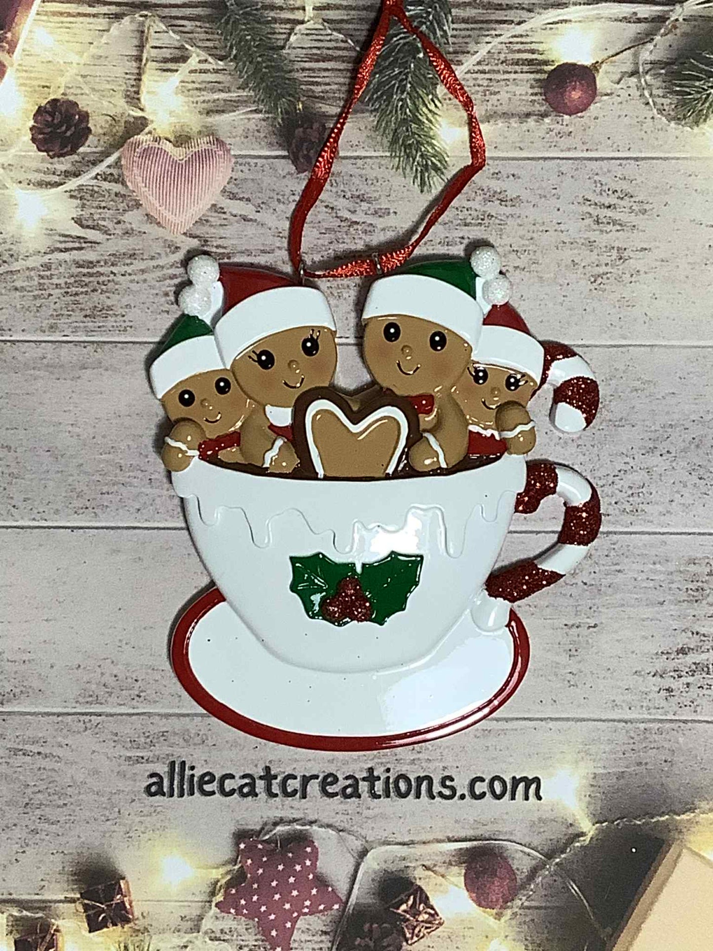 Gingerbread Mug Family Ornament