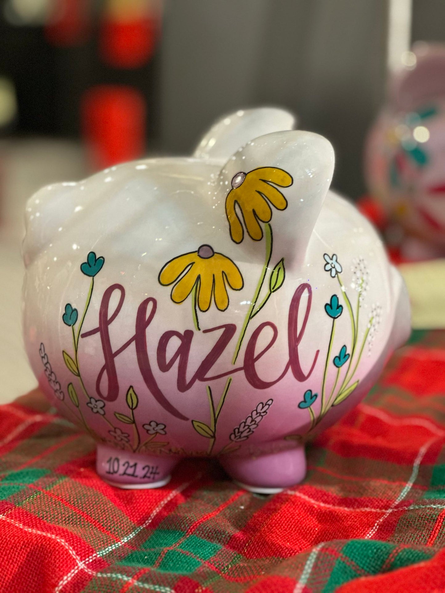 Whimsical Wildflowers Piggy