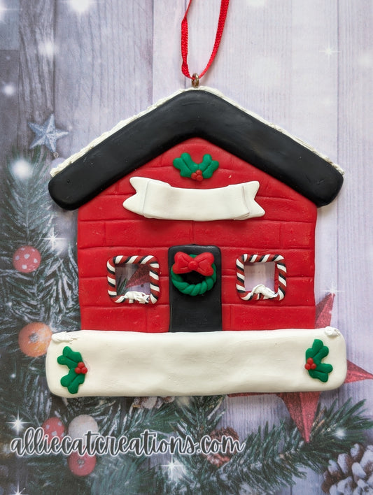 Red House Ornament