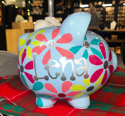 Flower Power Piggy