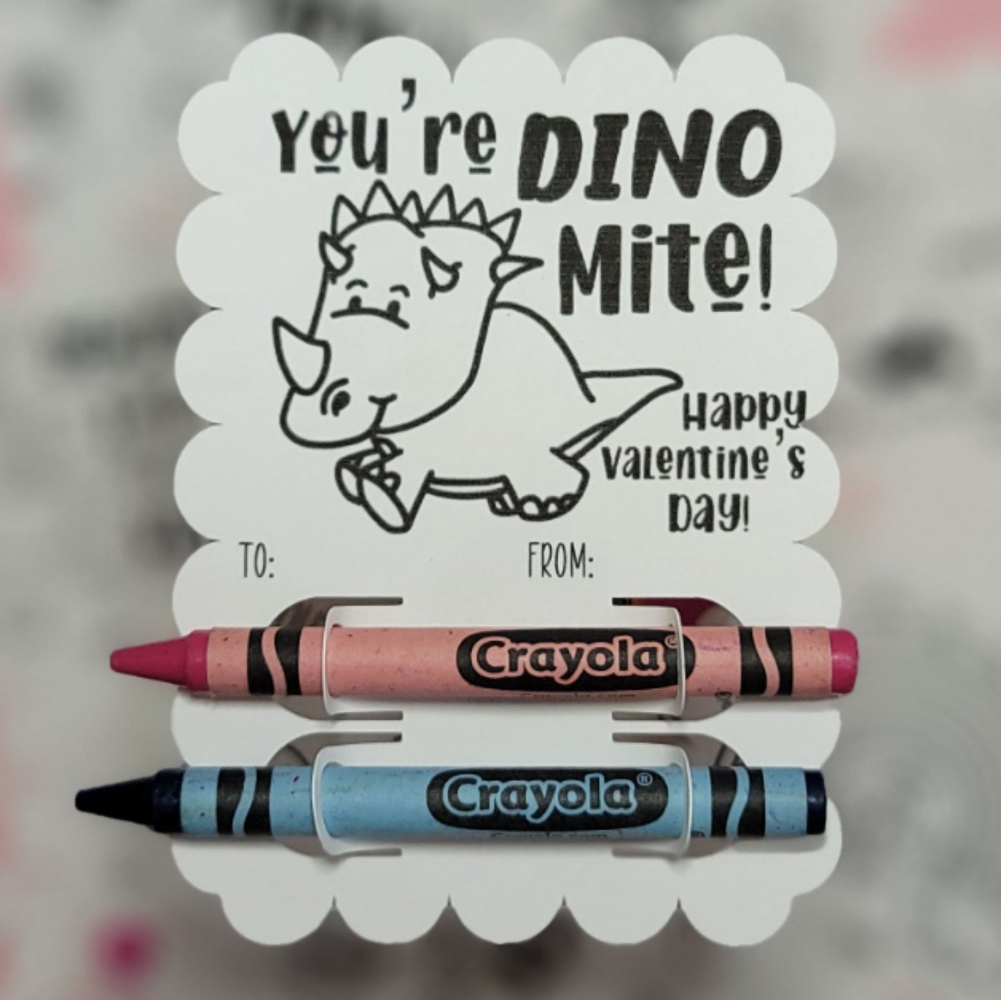 Color Your Own Valentine's - CARDS ONLY - 24 Pack