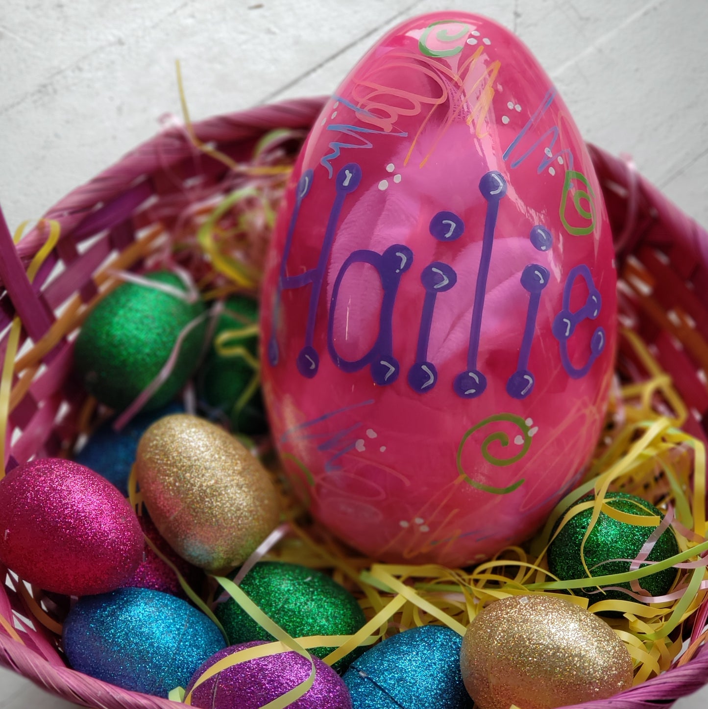 Giant Personalized Easter Egg