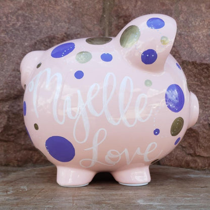 Polka Dots Piggy Bank